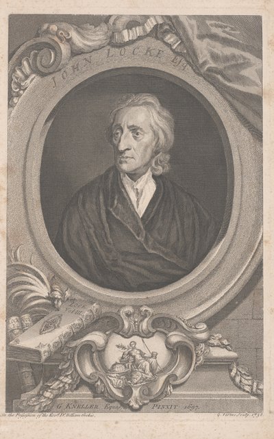 John Locke, 1738 de G. and Kneller, G. Vertue